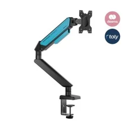Andaseat Stealth II A6D-2S Ergonomic Single Monitor Arm - Black Blue